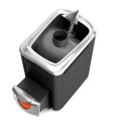 печь для бани тмф ангара 2012 inox нерж.дверца со стеклом закр.каменка антрацит