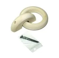 ручка дверная кольцо, липа, банные штучки