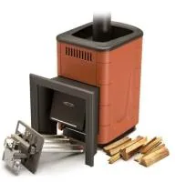 печь для бани тмф газодровяная оранж блю carbon терракота