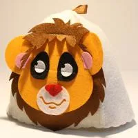 шапка банная с аппликацией "лев"