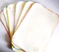 коврик для бани в ассортименте, с цветным кантом, белый, 33*50см, жар-банька