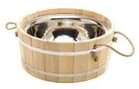 таз 17л с нержавеющей вставкой, банный эксперт