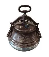 афганский казан-скороварка misgaran с ручками 15 литров двухцветный, алюминий