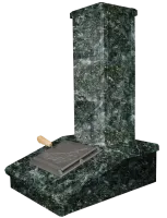 облицовка на трубу gfs 25 зк 130х790 серпентинит 3 яруса под шибер*