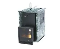 печь для бани изистим анапа м2 premium в 3-х ст.кожухе из змеевика открыт.верх вход с тыла, футеров.