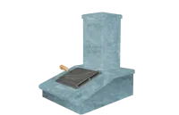 облицовка на трубу gfs авангард 24 м/п2 классика талькохлорит 115х540 2 ярус под шибер