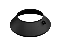 юбка феррум  (430/0,5 мм) нержавеющая, для крышной разделки, ф200 черный ral9005