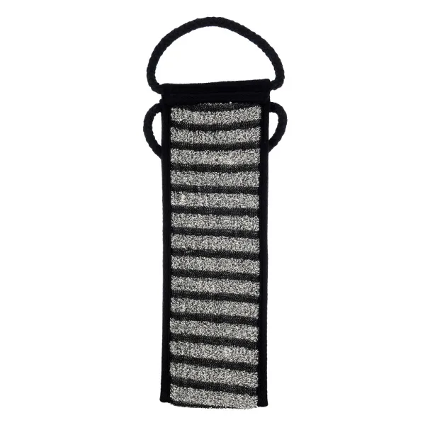 мочалка мужская лента с ручками (10х60см) банные штучки