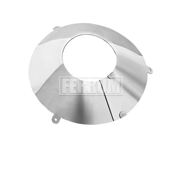 юбка феррум  (430/0,5 мм) нержавеющая, для крышной разделки, ф300